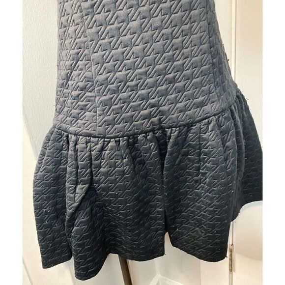 NEW Ali Ro Quilted Black Mini Dress Size 8 - Picture 4 of 4
